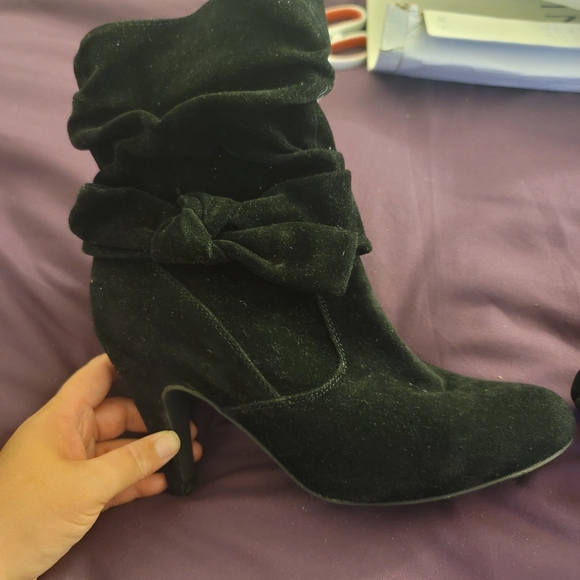 Venus black ankle boots 8.5 - Picture 2 of 2